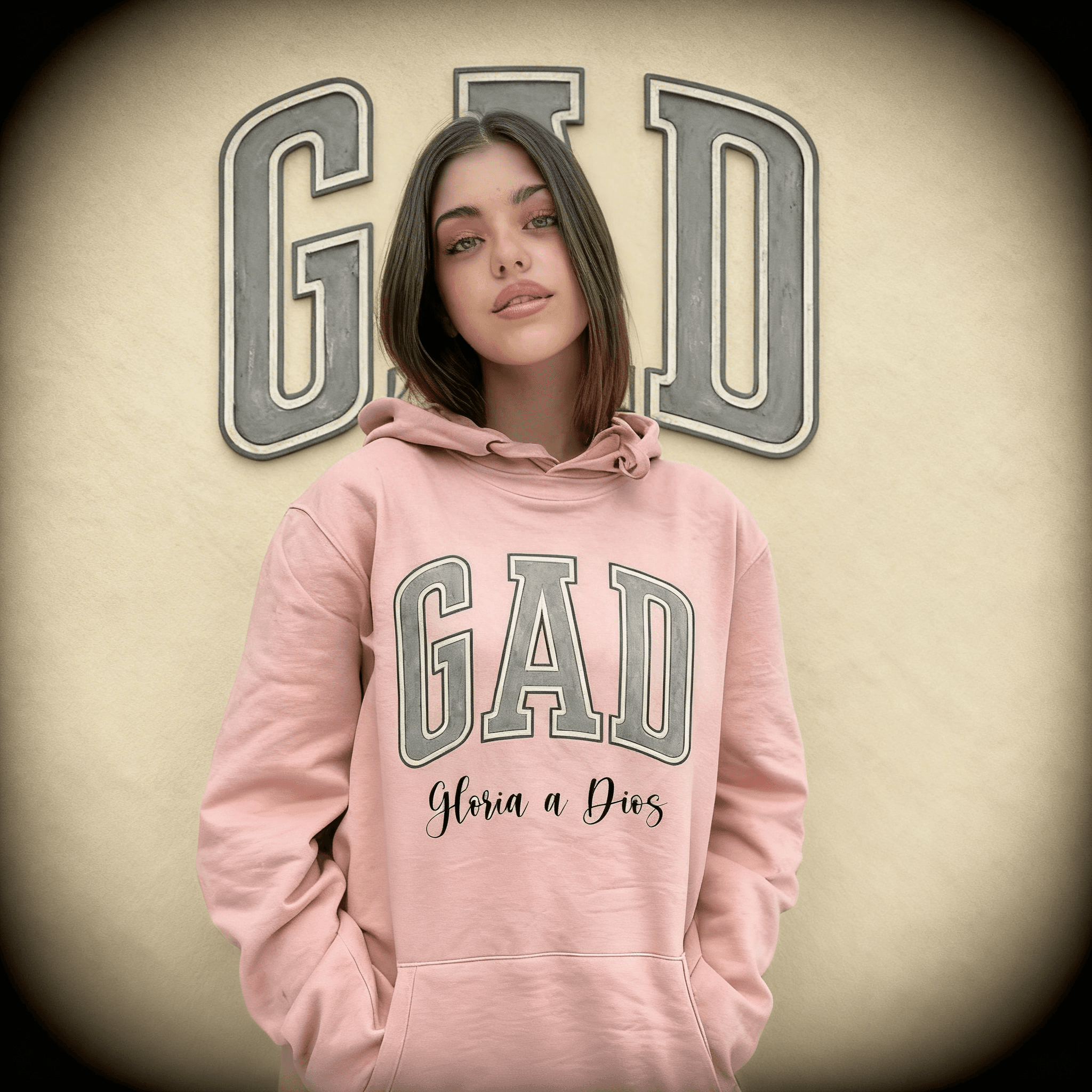 Sudadera GAD rosa