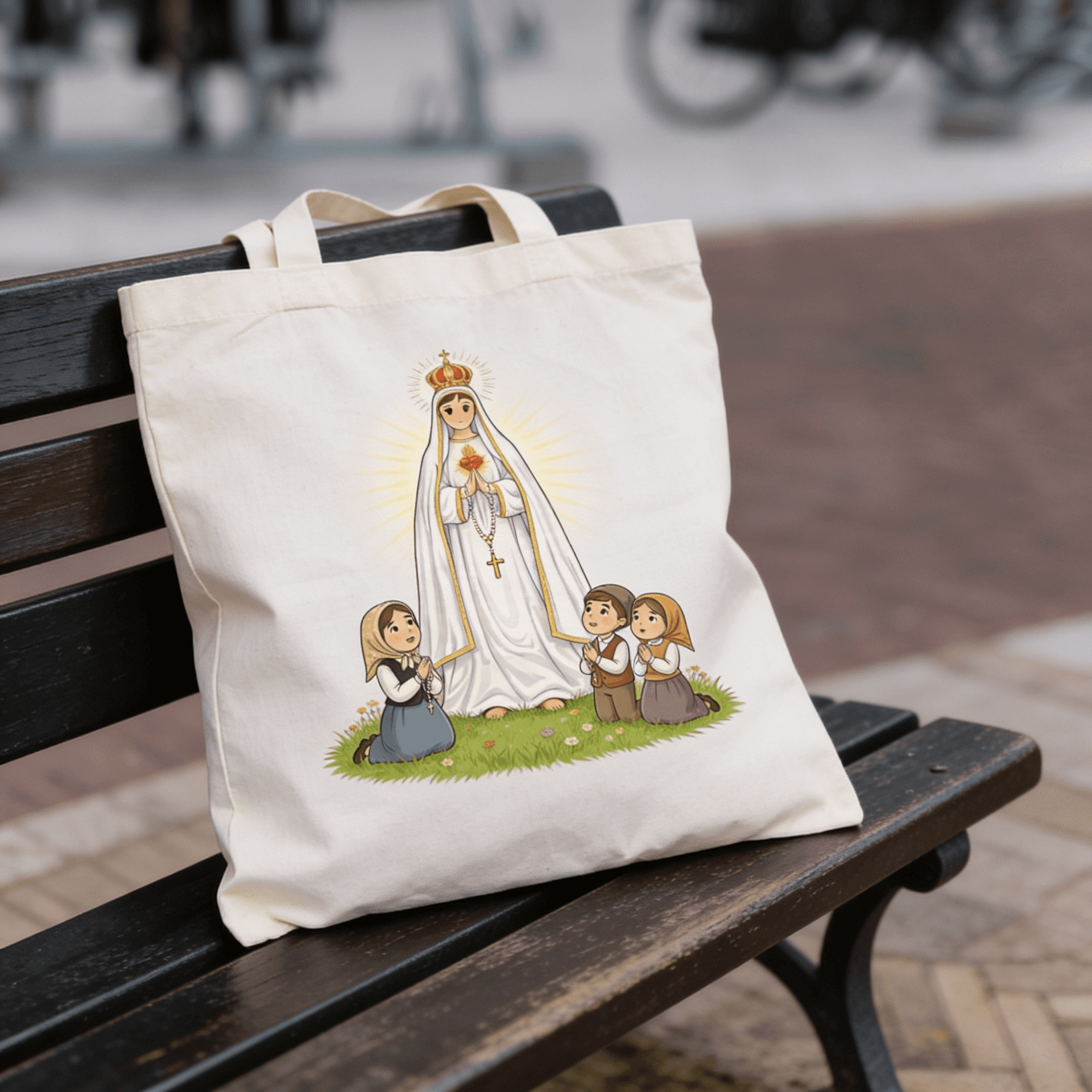 Bolsa Fátima con pastores